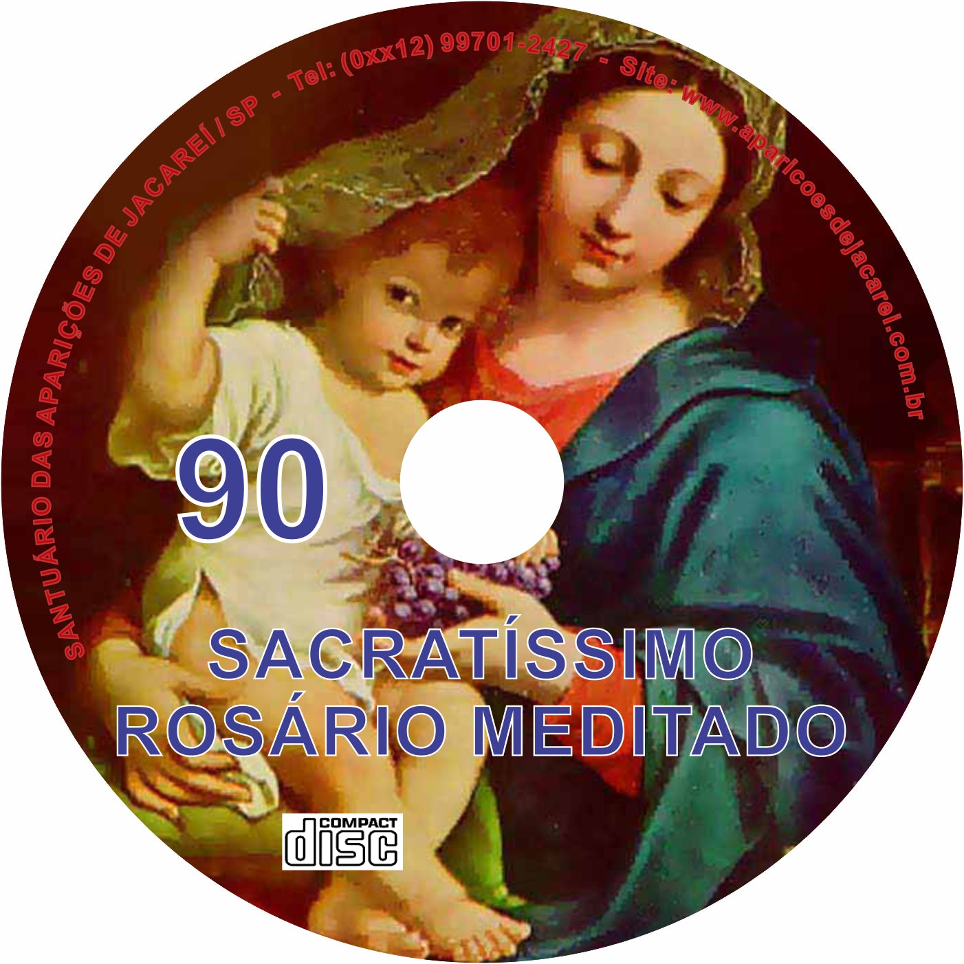 CD Rosário Meditado 090 CD Rosário Meditado 090